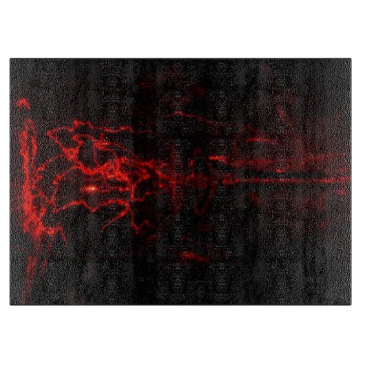 装飾ガラス製裁断板 カッティングボード (正面)