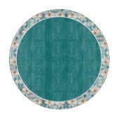 装飾ガラス製裁断板 カッティングボード (正面)