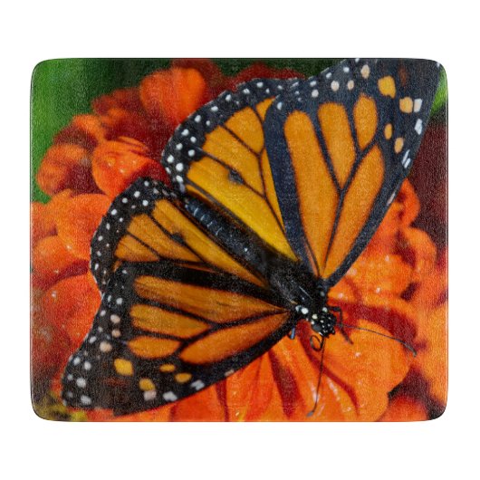 装飾ガラス製裁断板 カッティングボード (正面)