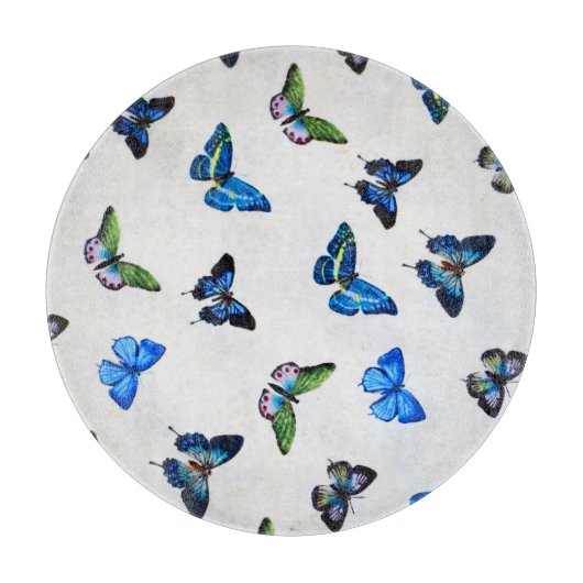 装飾ガラス製裁断板 カッティングボード (正面)