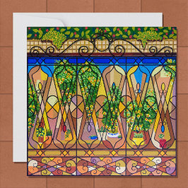 装飾ガーデンイタリアンフラットカード