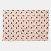 装飾キッチンタオルとパンナコッタ&チョコル キッチンタオル (横)