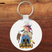 装飾キーリング キーホルダー (正面)