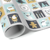 装飾クリスマスアドベントオーナメント ラッピングペーパー (ロールコーナー)