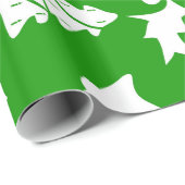 装飾クリスマスオーナメントエレガント（緑） ラッピングペーパー (ロールコーナー)