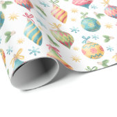 装飾クリスマスオーナメント ラッピングペーパー (ロールコーナー)