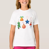 装飾クリスマスオーナメント Tシャツ (正面)