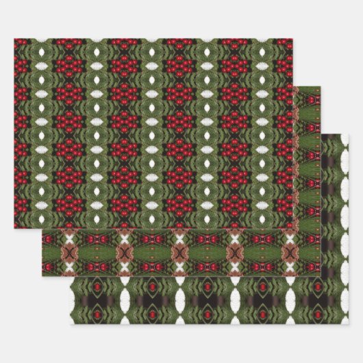 装飾クリスマスシートギフトラップ ラッピングペーパーシート (セット)