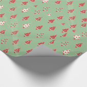 装飾クリスマスバックグラウンド紙 ラッピングペーパー (角)