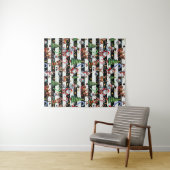 装飾クリスマスパタストライプーンデザイン タペストリー (インサイチュ(横))