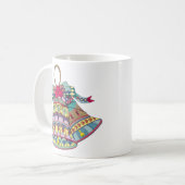 装飾クリスマスベル要素 コーヒーマグカップ (正面左)