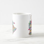 装飾クリスマスベル要素 コーヒーマグカップ (中央)