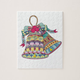 装飾クリスマスベル要素 ジグソーパズル