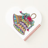 装飾クリスマスベル要素 ノートブック (裏面)