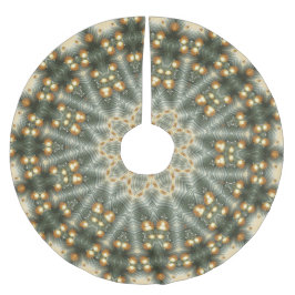 装飾クリスマスホリデーツリースカート ブラッシュドポリエステルツリースカート