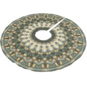 装飾クリスマスホリデーツリースカート ブラッシュドポリエステルツリースカート (アングル)