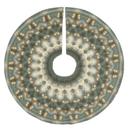 装飾クリスマスホリデーツリースカート ブラッシュドポリエステルツリースカート