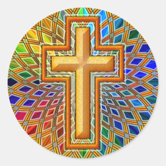 装飾クロス ラウンドシール (正面)