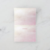 装飾ケーキピンクボウサンキューカード サンキューカード (内部)