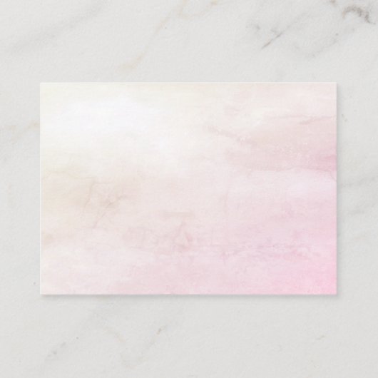 装飾ケーキピンクボウ赤ちゃんシャワー囲い エンクロージャーカード (裏面)