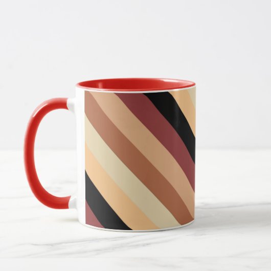装飾コーヒーマグ マグカップ (左)
