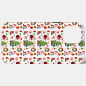 装飾サンタとクリスマスエレメント Case-Mate iPhoneケース (裏面 (横))