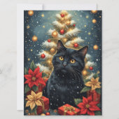 装飾シーズングリーティングフラットグリーティングカード カード (正面)