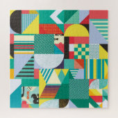 装飾ジオメトリ：ヴィンテージパターン要素 ジグソーパズル (横)