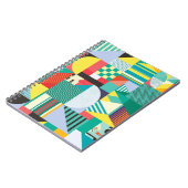 装飾ジオメトリ：ヴィンテージパターン要素 ノートブック (左側)