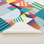 装飾ジオメトリ：ヴィンテージ抽象芸術パターン。 シェルパブランケット (3/4)