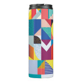 装飾ジオメトリ：ヴィンテージ抽象芸術パターン。 タンブラー (裏面)