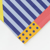 装飾ジオメトリ：ヴィンテージ抽象芸術パターン。 フリースブランケット (角)