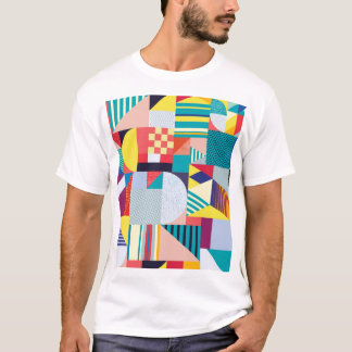 装飾ジオメトリ:ヴィンテージ抽象芸術パターン。 Tシャツ