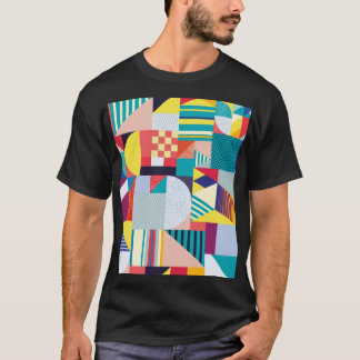 装飾ジオメトリ:ヴィンテージ抽象芸術パターン。 Tシャツ