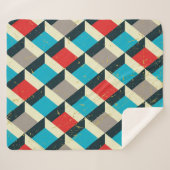 装飾ジオメトリ:ヴィンテージ芸術的パターン。 シェルパブランケット (正面(横))