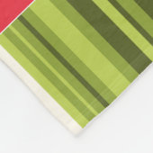 装飾スイカエレメンツアートプリント フリースブランケット (角)