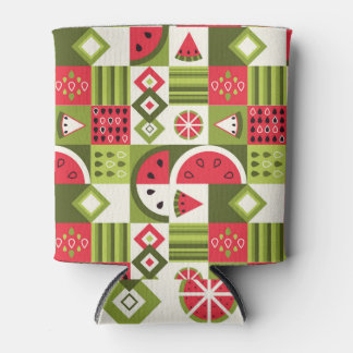 装飾スイカエレメンツアートプリント 缶クーラー