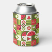 装飾スイカエレメンツアートプリント 缶クーラー (缶裏面)