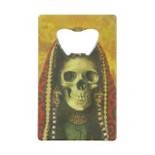 装飾スカルクレジットカードボトルオープナー クレジットカード栓抜き (裏面)