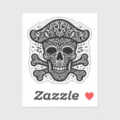 装飾スカル シール (シート)