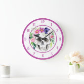 装飾スカル ラージ壁時計 (ホーム)