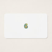 装飾スタイル、ダークブルーグリーン、ガラガラ (裏面)