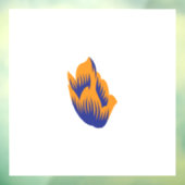 装飾スタイル、ダークブルーグリーン、ガラガラ ウィンドウサイン (シート3)