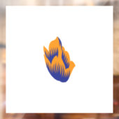 装飾スタイル、ダークブルーグリーン、ガラガラ ウィンドウサイン (シート2)