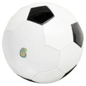 装飾スタイル、ダークブルーグリーン、ガラガラ サッカーボール (3/4)