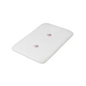 装飾スタイル、ダークブルーグリーン、ガラガラ バスマット (アングル)