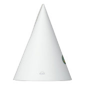 装飾スタイル、ダークブルーグリーン、ガラガラ パーティーハット (左)