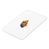 装飾スタイル、ダークブルーグリーン、ガラガラ マグネット (左側)