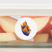 装飾スタイル、ダークブルーグリーン、ガラガラ ラベル (貼付)