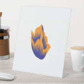 装飾スタイル、ダークブルーグリーン、ガラガラ 台座サイン (インサイチュ)